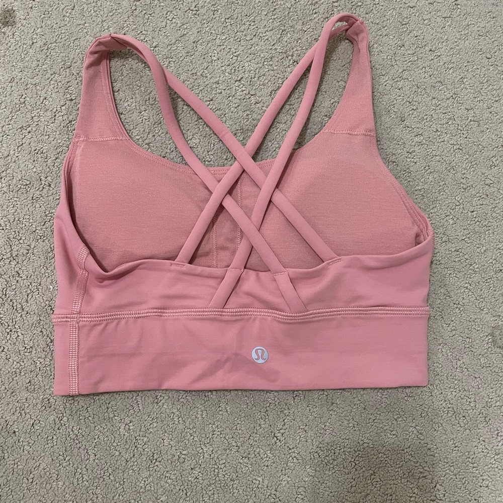 pink Lululemon sports bra
